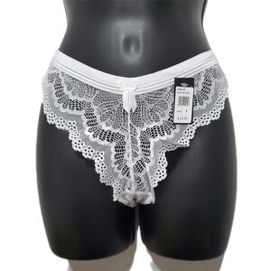 Caroline Frederick's Of Hollywood White All-Over Lace Panty Size Large